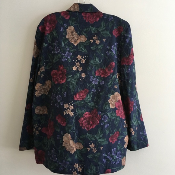 San Moire Vintage Floral Jacket - Picture 4 of 8